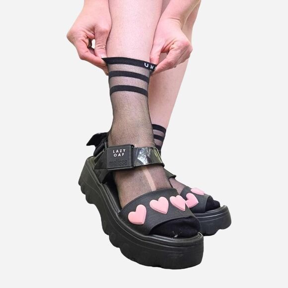 Unif Women's Black Socks - Picture 3 of 3